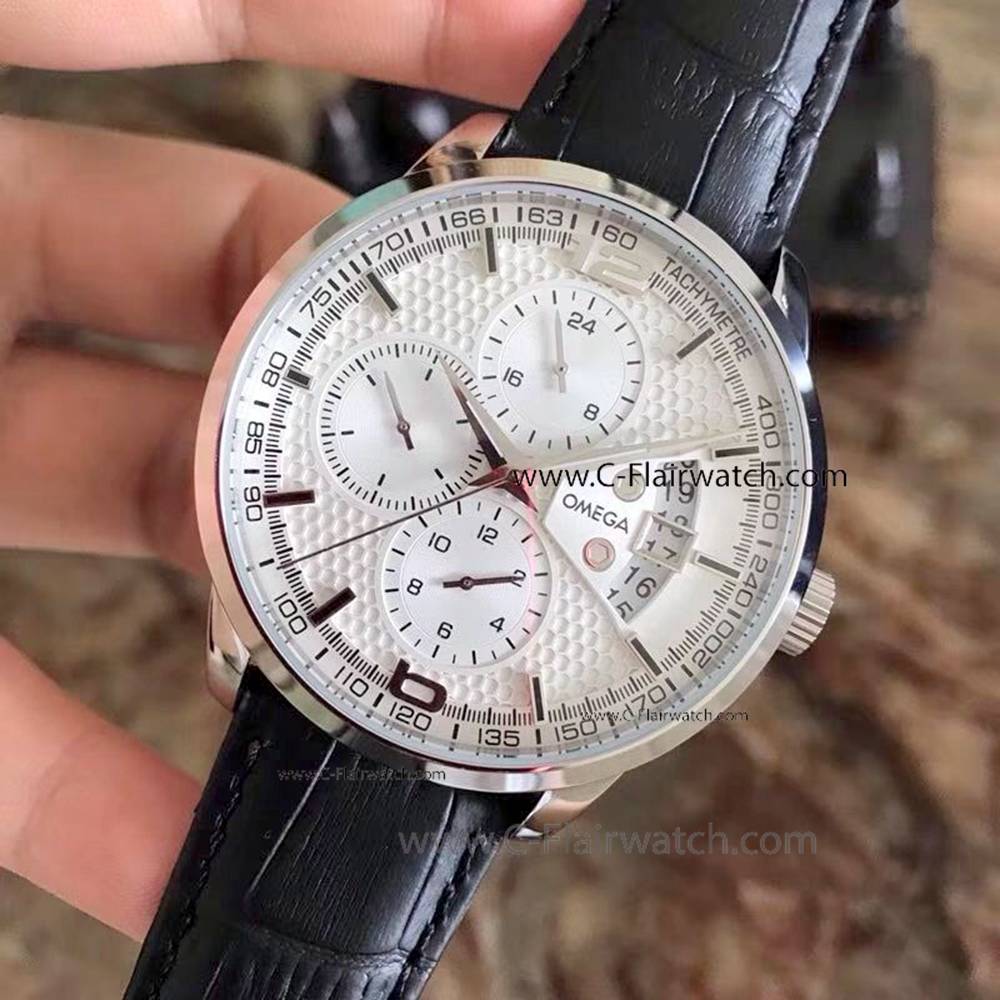 New Copy Omega Stainless Steel Mens Watch White Dial